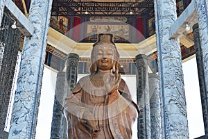 Statue of the goddess of Mercy or Guan Yin