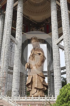 Statue of the Goddess of Mercy, Kuan Yin in the largest buddhist temple in Malaysia