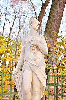 Statue of the goddess of Nemesis.