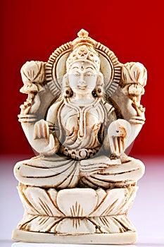 Statue of Goddess Saraswati photo