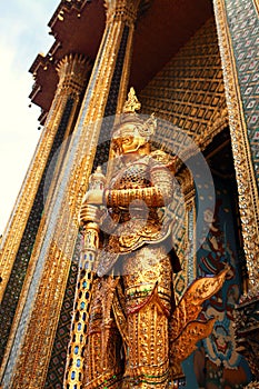 Statue of the golden guard