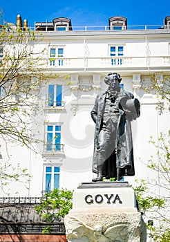 Statue of Goya photo