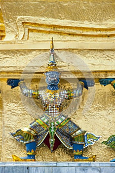 A statue at the Grand Palace, Bangkok