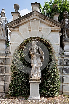 Statue garden house Villa Pisani, Stra, Veneto, Italy photo