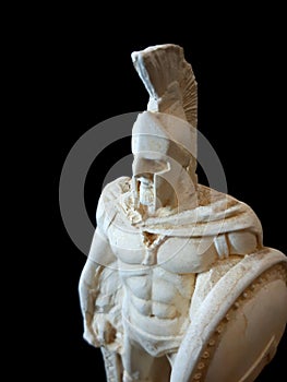 Statue for a Greek knight