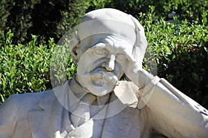 Statue of the Greek poet Kostis Palamas