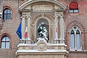 Statue of gregorio XIII, bologna photo