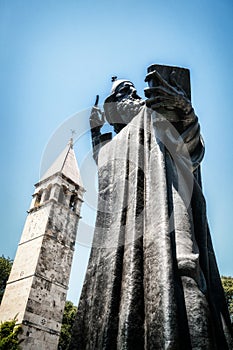 Statue of Gregorius of Nin, Split, Croatia