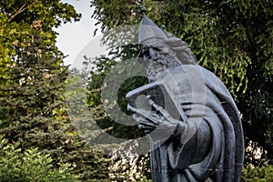 Statue of Gregory of Nin in Split, Croatia