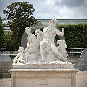 Statue group La Loire et le Loiret