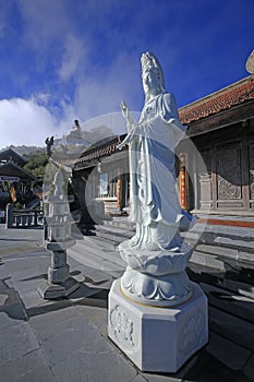 Statue of Guan Yin White