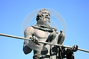 Statue of a Guanches chief, Candelaria, Tenerife