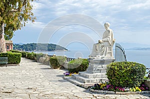 Statue of Guilford in the Boschetto Park in Corfu Town photo