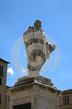 Statue of Guiseppe Garibaldi in Lucca, Italy