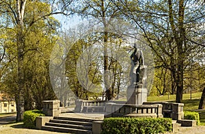 The statue of Gunnar Wennerberg in Uppsala