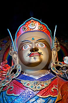 Statue of Guru Padmasabhava at Hemis Gompa in Leh, Ladakh, India