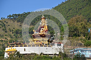 Statue of guru Padmasambhava in Rewalsar