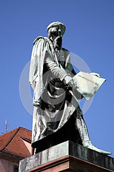 Statue of Gutenberg, Strasbourg, France