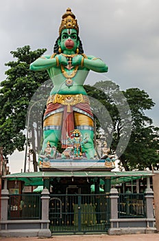Statue of Hanuman at Hanuman Temple at Batu Caves, Selangor, Kuala Lumpur, Malaysia