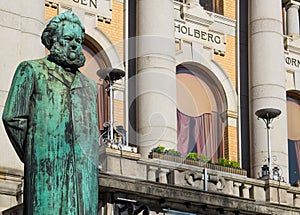 Statue of Henrik Ibsen photo