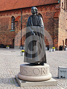 Statue of Henrik Schartau in Lund, Scania, Sweden photo
