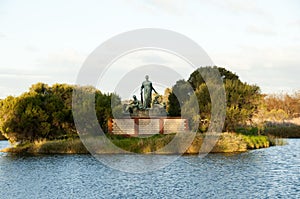 Statue in Herdsman Lake