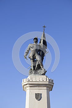 Statue of Hernan Cortes, Medellin, Spain