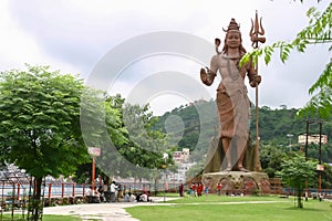 Statue of Hindu Deity Lord Shiva at Haridwar, India