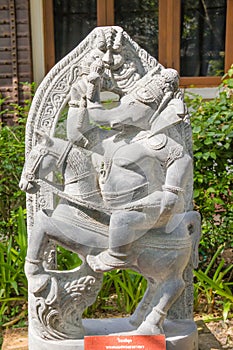 The statue Hindu god Ganesha