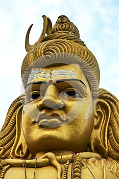 A statue of Hindu god Lord Shiva in Sri Lanka.