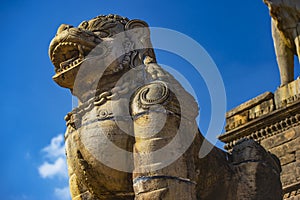 Statue of Hinduism Mythological creature , Bhakyapur , Nepal