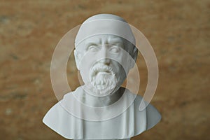Statue of Hippocrates,ancient Greek physician.