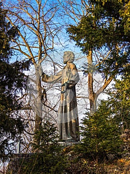 The statue of holy brother Niklaus-Klaus