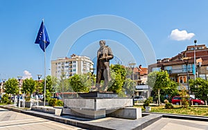Statue of Ibrahim Rugova in Pristina