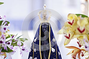 Statue of the image of Our Lady of Aparecida