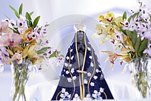 Statue of the image of Our Lady of Aparecida