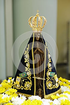 Statue of the image of Our Lady of Aparecida