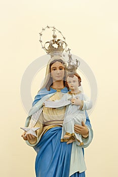 Statue of the image of Our Lady of Guia photo