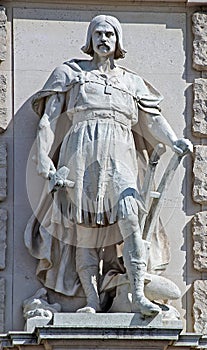 Statue on the Imperial Palace in Vienna Austria