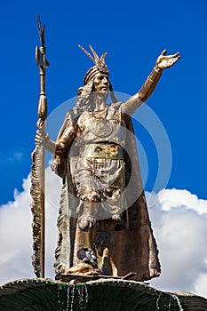 Statue of Inca Pachacutec