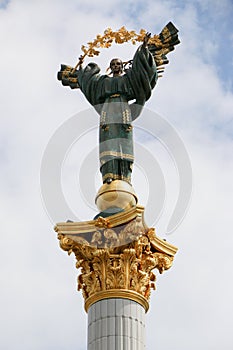 Statue Independence Kiev, Ukraine