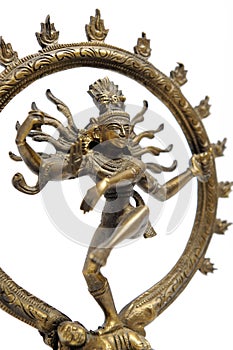 Statue of indian hindu god dancing Shiva Nataraja