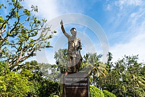 Statue of the Indian political leader Veer Savrkar,