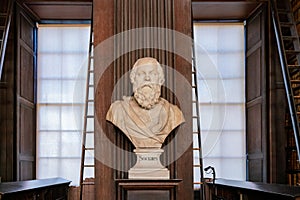 Statue inside the Book of Kells of Trinity College
