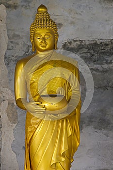 Statue in the interior of Wat Chalong temple