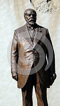 Statue of Ismail Qemal Bej Vlora in Tirana