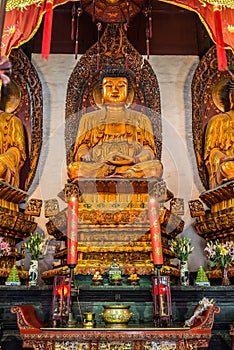 Statue in the Jade Buddha Temple shanghai china