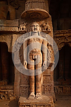 Statue of Jain thirthankara photo
