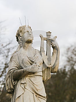 Statue in the Jardin de Luxembourg, Paris, France
