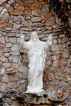 Statue of Jesus Christ blessing